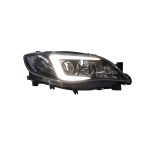 Ópticos delanteros LED DRL Subaru Impreza WRX 08-14 fondo negro - Imagen 2