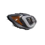 Ópticos delanteros LED Subaru Impreza WRX 05-07 fondo negro ámbar - Imagen 6