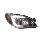 Ópticos delanteros LED Subaru Impreza WRX 05-07 fondo negro ámbar - Imagen 2