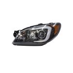 Ópticos delanteros LED Subaru Impreza WRX 05-07 fondo negro ámbar - Imagen 8