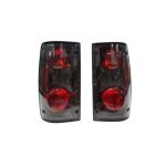Focos traseros Toyota Hilux 89-97 fondo negro V2