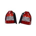 Focos traseros euro Honda Civic EK 96-00 3P fondo rojo