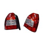 Focos traseros euro Honda Civic EK 96-00 3P fondo rojo - Imagen 5