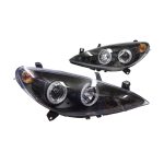 Ópticos LED Peugeot 307 01-05 fondo negro