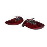 Focos traseros LED Peugeot 206 98-09 fondo rojo ahumado - Imagen 3