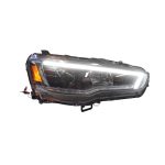 Ópticos LED DRL Mitsubishi Lancer 08-15 fondo negro SONAR - Imagen 2