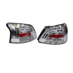 Focos traseros LED Toyota Yaris sedan 06-13 fondo cromado - Imagen 4