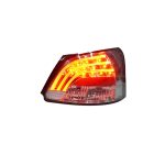 Focos traseros LED Toyota Yaris sedan 06-13 fondo cromado - Imagen 2