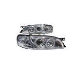 Ópticos LED Subaru Impreza GC8 93-00 fondo cromado