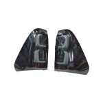 Focos traseros full LED Toyota Hilux Revo 15-24 fondo negro ahumado Sonar