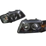 Ópticos delanteros LED Audi A3 96-00 fondo negro Sonar - Imagen 3