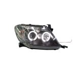 Ópticos delanteros LED Toyota Hilux 04-10 fondo negro Sonar - Imagen 2
