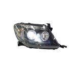 Ópticos delanteros full LED Toyota Hilux 04-10 fondo negro Sonar - Imagen 2