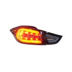 Focos traseros LED Hyundai Elantra 11-15 fondo negro - Imagen 2