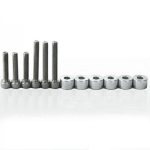 Kit pernos 6mm para aplicación Honda solenoide VTEC color Plateado