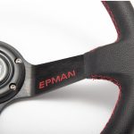 Volante 350mm Tipo “Drift Rally” Cuero Pvc EPMAN Azul - Imagen 3