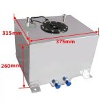 Estanque de Combustible Universal 30L Aluminio - Imagen 2