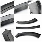 Lip Universal delantero armable de 3 piezas color negro mate V3 - Imagen 3