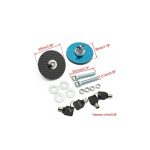 Set de seguros traba capot carbono con llave Epman - Imagen 5