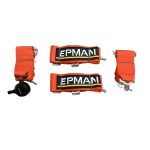 Cinturón de seguridad 4 Puntas Centerlock Epman Rojo - Imagen 2