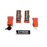 Cinturón de seguridad 4 Puntas Centerlock Epman Rojo - Imagen 3