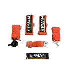 Cinturón de seguridad 5 Puntas 3" Centerlock Epman Rojo