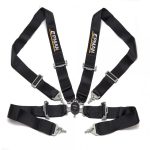 Cinturón de Seguridad 4 Puntas En 3" Sistema De Anclaje Centerlock Epman Negro