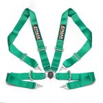 Cinturón de Seguridad 4 Puntas En 3" Sistema De Anclaje Centerlock Epman Verde