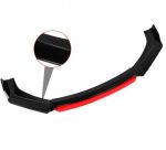 Lip Universal delantero armable de 3 piezas color negro mate V1 - Imagen 3