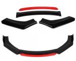 Lip Universal delantero armable de 3 piezas color negro mate V1
