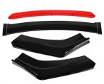 Lip Universal delantero armable de 3 piezas color negro mate V1 - Imagen 6