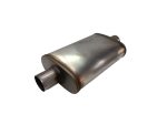 Pre silenciador escape ovalado acero 2.5″