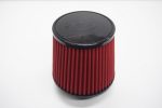 Filtro cónico Simota 3.5" flat cap uretano rojo