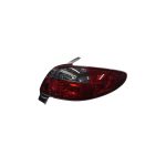 Focos traseros Peugeot 206 98-09 fondo rojo ahumado - Imagen 2