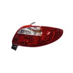 Focos traseros Peugeot 206 98-09 fondo rojo LED - Imagen 6