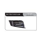 Focos traseros LED Toyota Yaris sedan 14-16 fondo negro