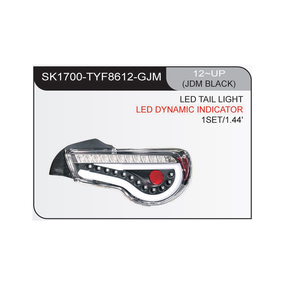 SK1700-TYF8612-GJM.jpg Focos traseros LED Toyota GT86 12-20 fondo negro SONAR - Imagen 1