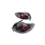 Focos traseros Peugeot 206 98-09 fondo negro
