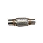 Flexible de escape acero inoxidable 2.5" x 10″ MGP