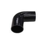 Codo 90° 63mm alta presión silicona color negro - Imagen 2