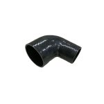 Codo 90° 4" - 3" silicona color negro - Imagen 2