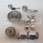 Cubre mangueras motor acero inoxidable