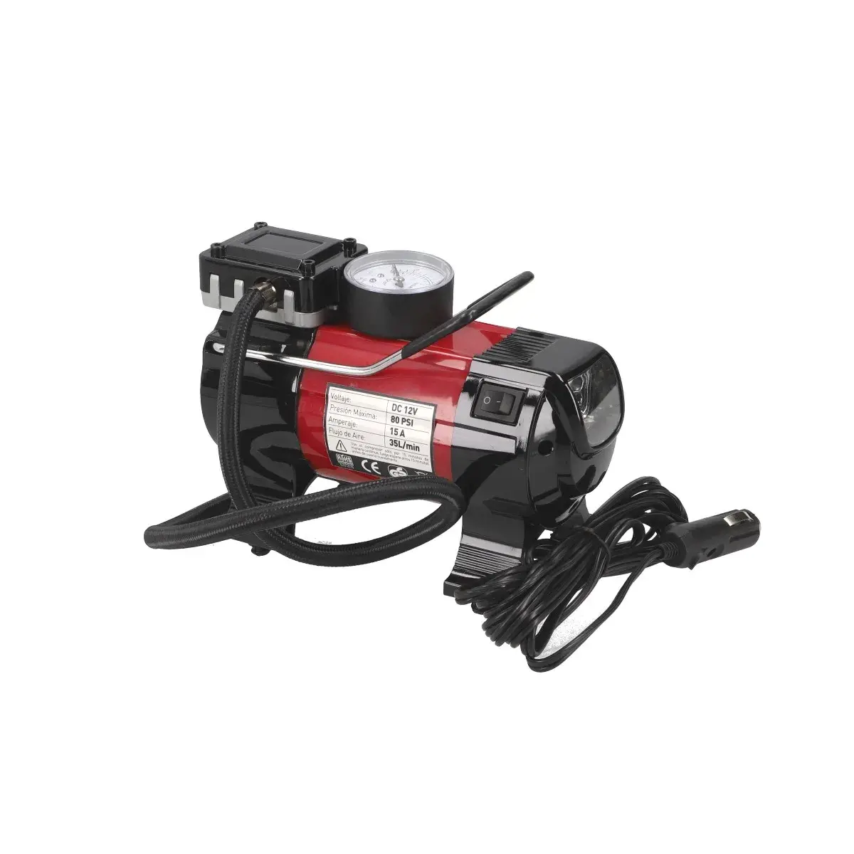 medias-432791-3-1640737606.webp Compresor De Aire 80psi con Linterna MOTORLIFE - Imagen 1
