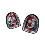 Focos traseros Opel Corsa 3P 94-08 fondo cromado