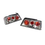 Focos traseros para Peugeot 405 92-99 fondo cromado