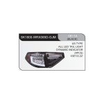 Focos traseros full LED Subaru Impreza 08-14 5P hatchback fondo negro