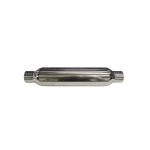 Escape pre silenciador cilíndrico 63mm acero inoxidable GT3 - Imagen 2