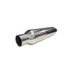 Escape pre silenciador cilíndrico 63mm acero inoxidable GT3
