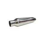 Escape pre silenciador cilíndrico 63mm acero inoxidable GT3 - Imagen 6