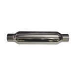 Escape pre silenciador cilíndrico 63mm acero inoxidable GT2 - Imagen 2